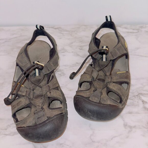 Keen Sandals Women’s Size 7 Brown Shoes Outdoor Trail Hiking Sport Waterproof 7 - Picture 2 of 8